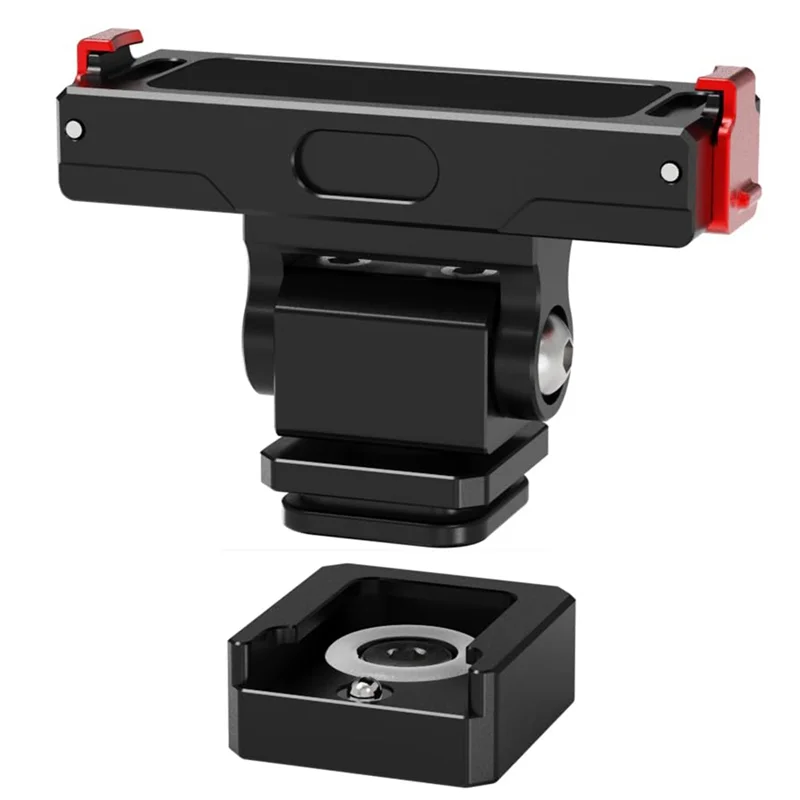 

Подходит для Insta360 GO3S/3, магнитный быстросъемный холодный башмак с основанием 1/4, фиксированный кронштейн с многоугольной регулировкой