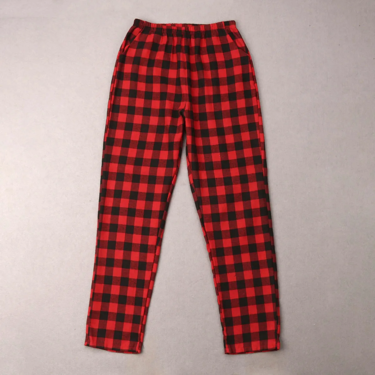 New Autumn Winter Family Matching Christmas Pajamas Set Outfits Dad Mom Kids Babies Casual Plaid Sleepwear Nightwear Homewear