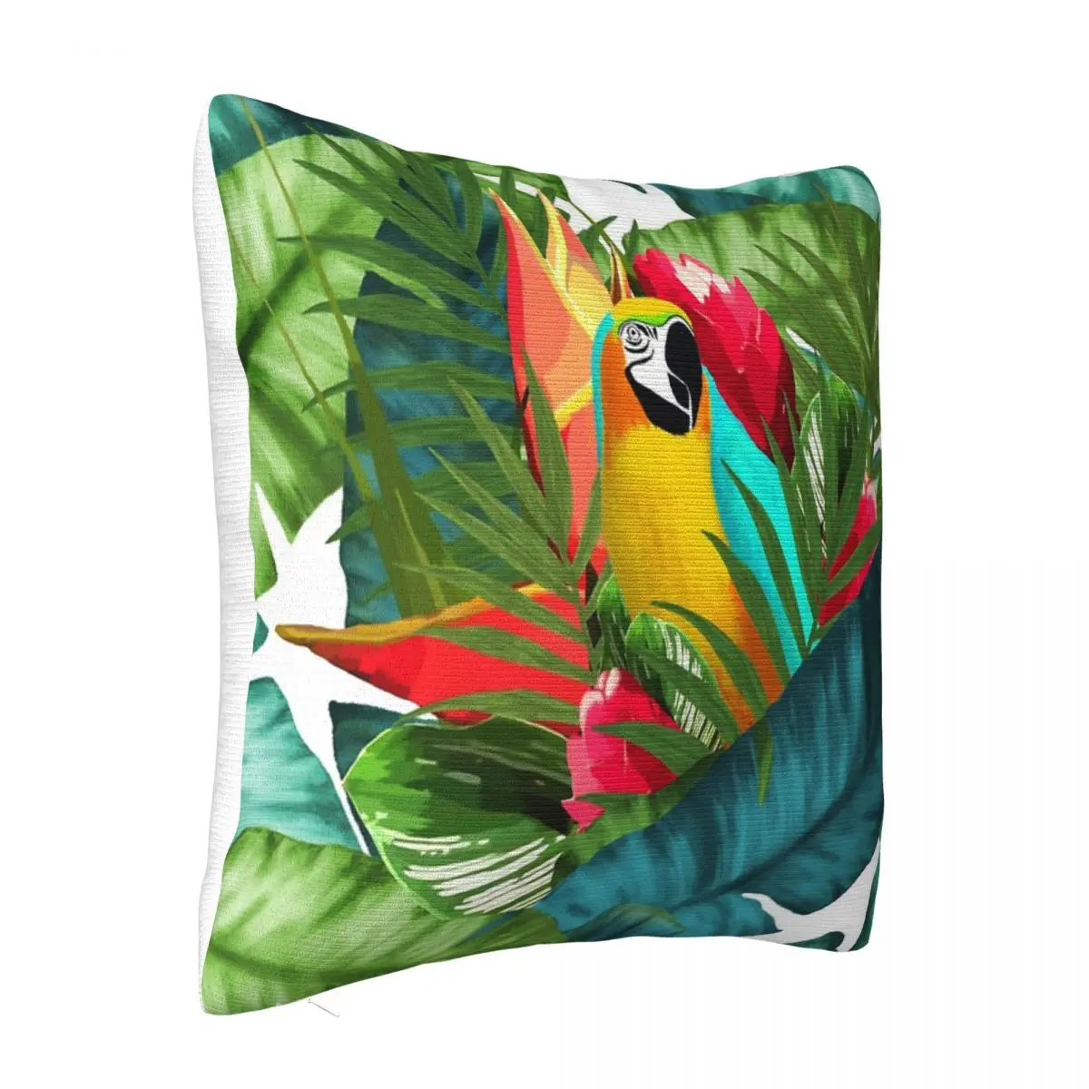 Fresh Parrot Tropical Banana Leaves Pillowcase Pillows Cover Decorative Cushions Pillow Case Pillow Cover