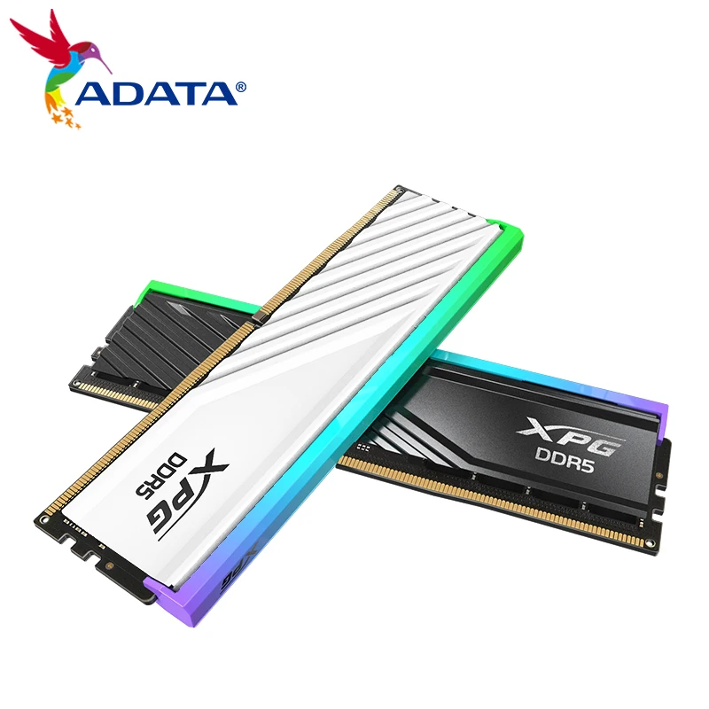 

ADATA XPG DDR5 Memory Ram LANCER Blade RGB D300G Single White Black Memoria 16GB 32GB 6000MHz 6400MHz SDRAM for Desktop Computer