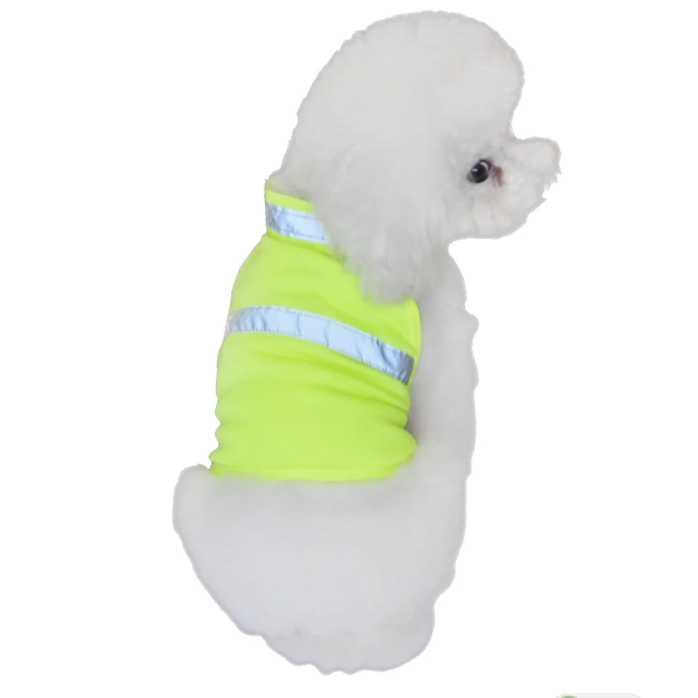 

Accessories Travel Small Dog Harness Visibility Florescent Adjustable Safety Vest