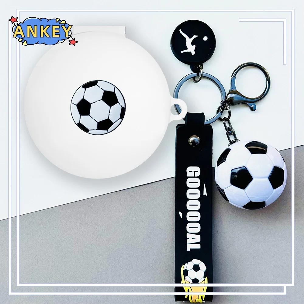 Per SoundPEATS custodia in Silicone Mac Ball Boy Gift auricolari custodia protettiva morbida per cuffie cuffie in pelle con ciondolo