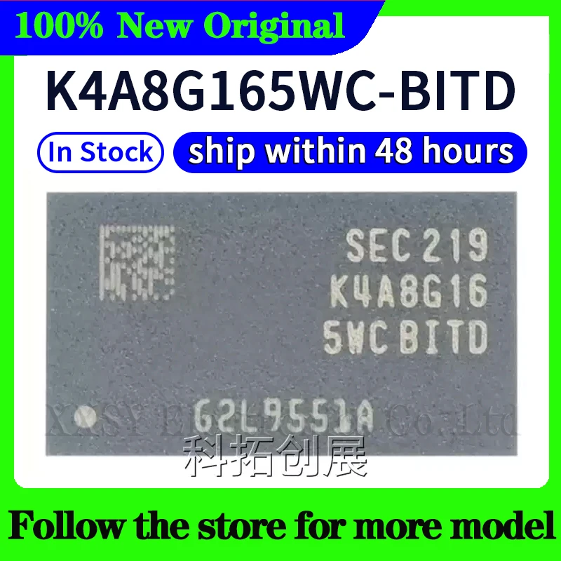 K4A8G165WC-BIWE K4A8G165WC-BITD K4A8G165WB-BIWE K4A8G165WB-BIRC K4A8G165WB-BCPB في المخزون حالة وقائية