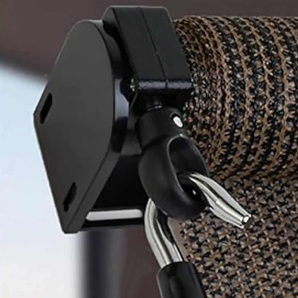 

Black Outdoor Roller Shade Fixed Bracket Windproof Bracket Manual Control Window Blind Accessories Replacement Parts for Roller