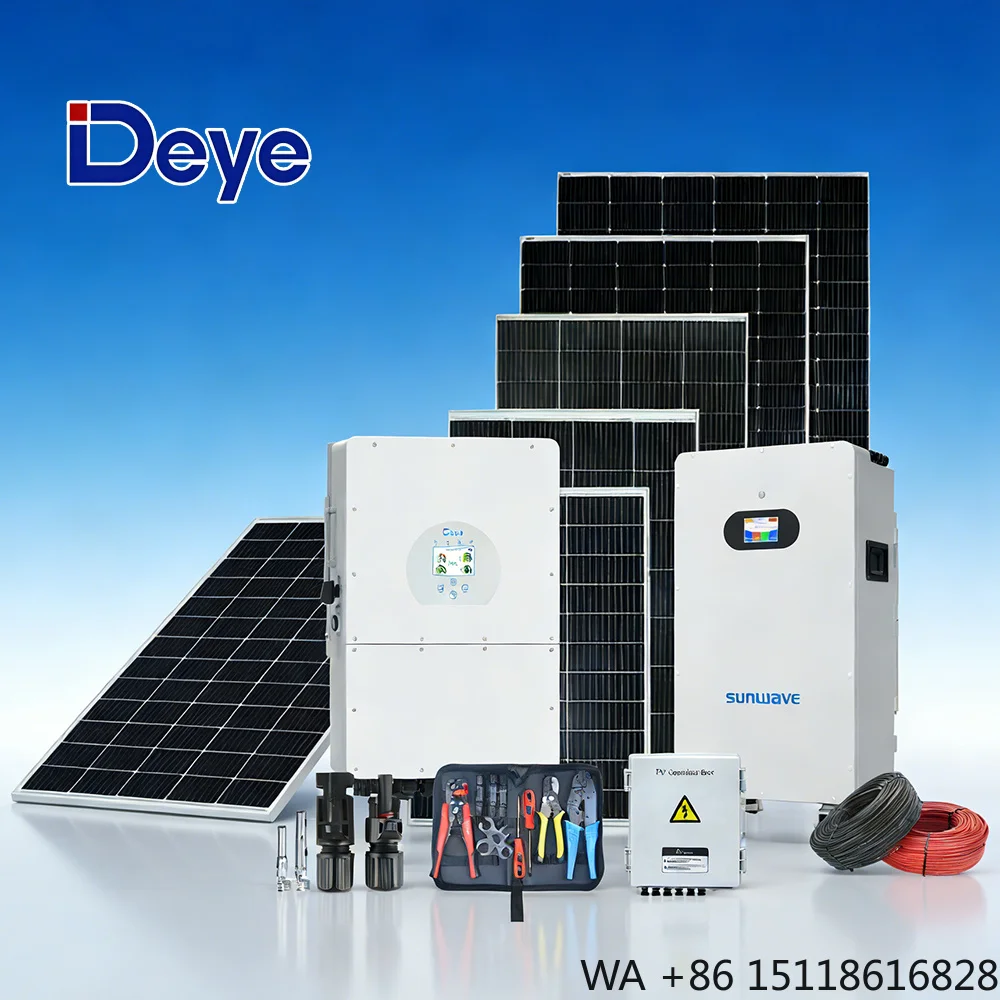 Deye 5-12kw 230V 380V IP65  5-20KWh All-in-One Hybrid Solar Kit LiFePO4 Battery Waterproof Inverter for Residential Backup