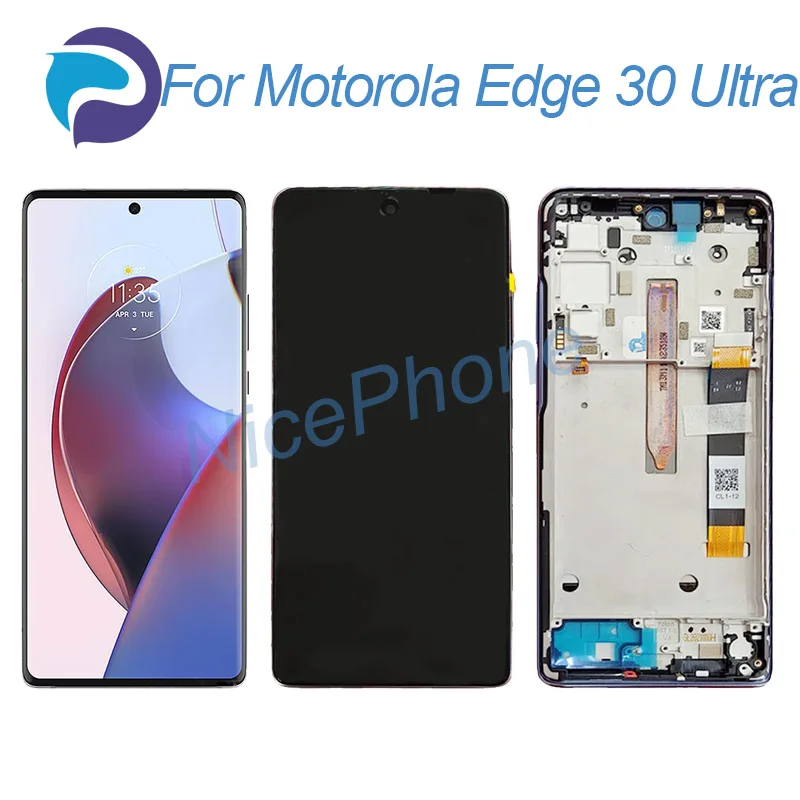 

for Motorola Edge 30 Ultra LCD Screen + Touch Digitizer Display 2400*1080 XT-2201 For Moto Edge 30 Ultra LCD Screen Display