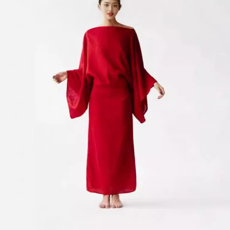 

Сексуальное облегающее шифоновое платье с цветочным принтом, повседневное, из хлопка и льна, на одно плечо, очень большого размера, весенне-летнее, для отдыха, в готическом стиле, миди.