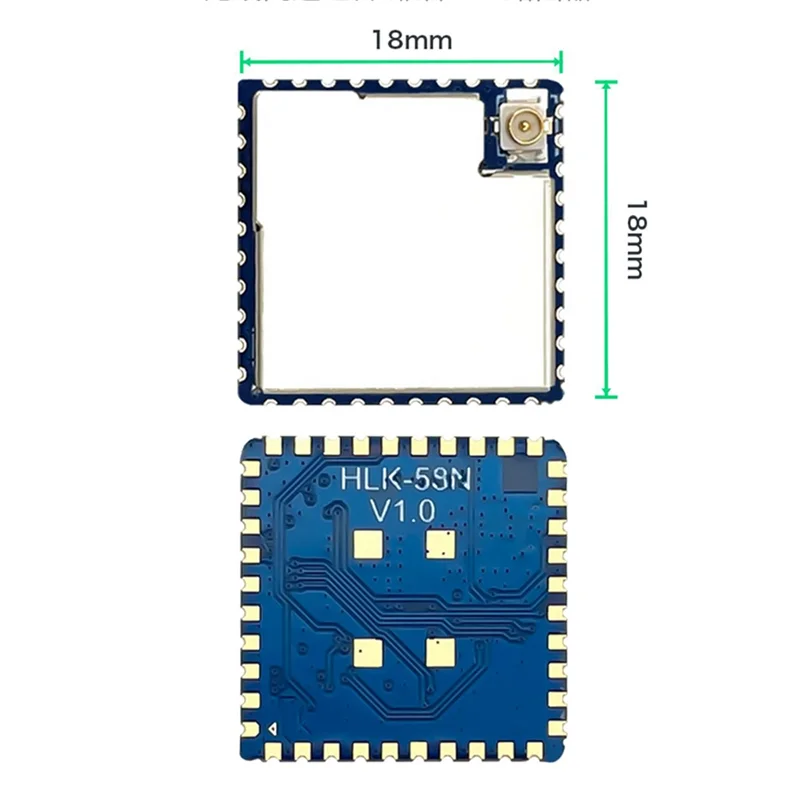 Leading-Bluetooth Module Serial To Wifi Module RM58N 5G Dual-Band Low-Power Bluetooth 2 In 1 Wireless Transmission Module