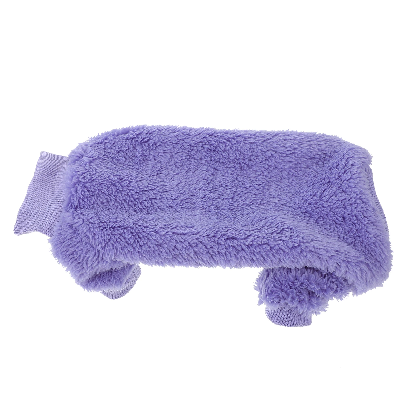 

Double Sided Fleece Cat Clothing Purple XS Size Warm Winter Coat Kitten Outfits Indoor Pet Costume Sphynx Clothes