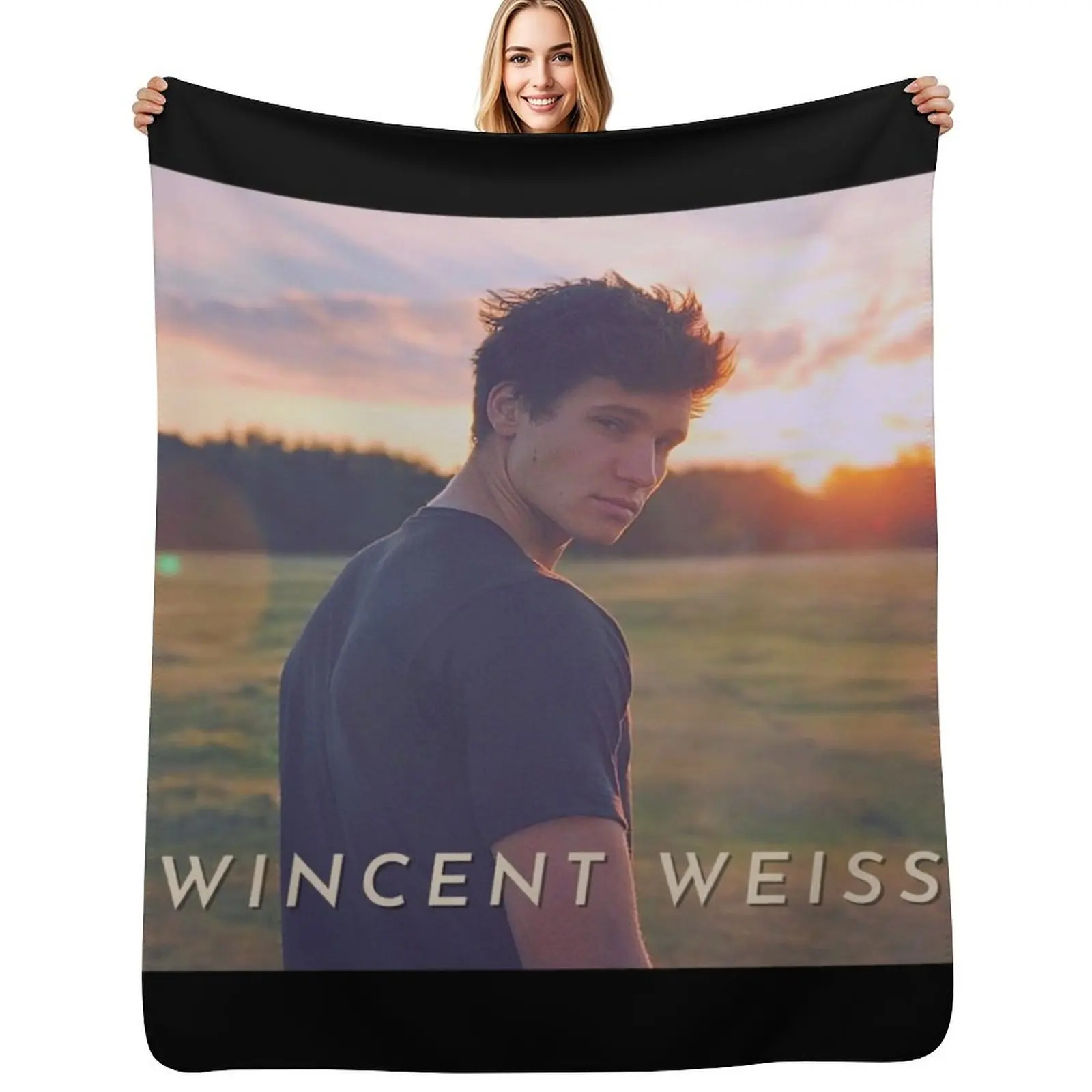 Wincent Weiss vibes Throw Blanket warm for winter Flannel Quilt for babies Nap halloween Blankets