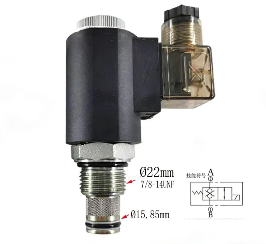 

Двунаправленный гидравлический соленоидный шаровой клапан с функцией отсечки, группа V3068-T03, блок клапанов, соленоидный клапан SV10-28 с функцией поддержания давления