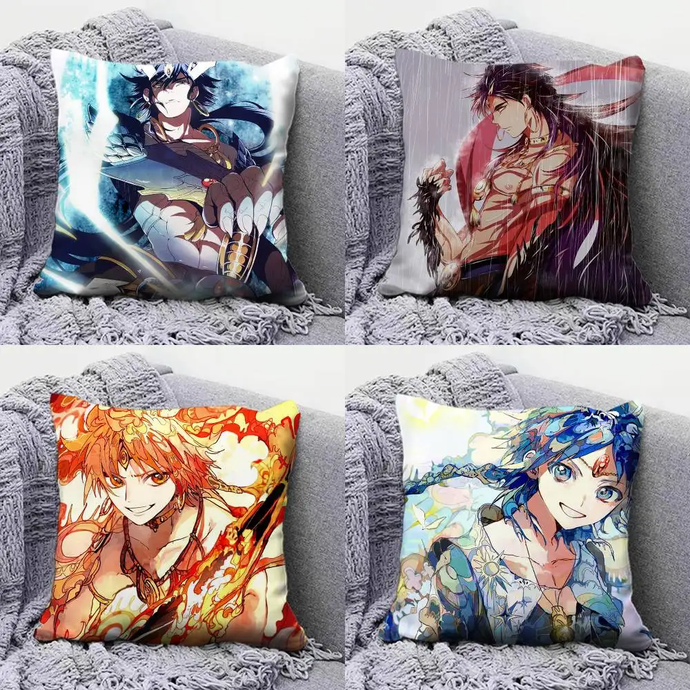 

Magi The Labyrinth of Magic Anime Manga Pillow Covers, Home Sofa Cushion Covers and Aecorative Custom