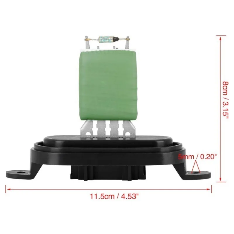 Automotive air conditioner heat dissipation resistor for Volkswagen T5 Touareg AMAROK OE#7E0959263C