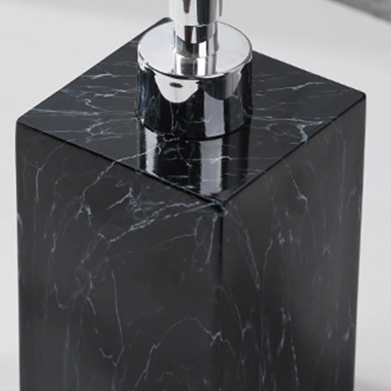 Resin Liquid Soap Dispenser Hand Soap Dispenser Marble Soap Dispenser for Hotel 918D