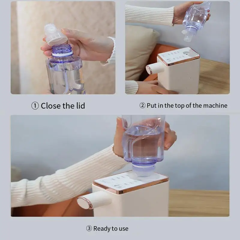 Instant Heating Electric Hot Water Dispenser with Stand Plastic Housing for Household Use
