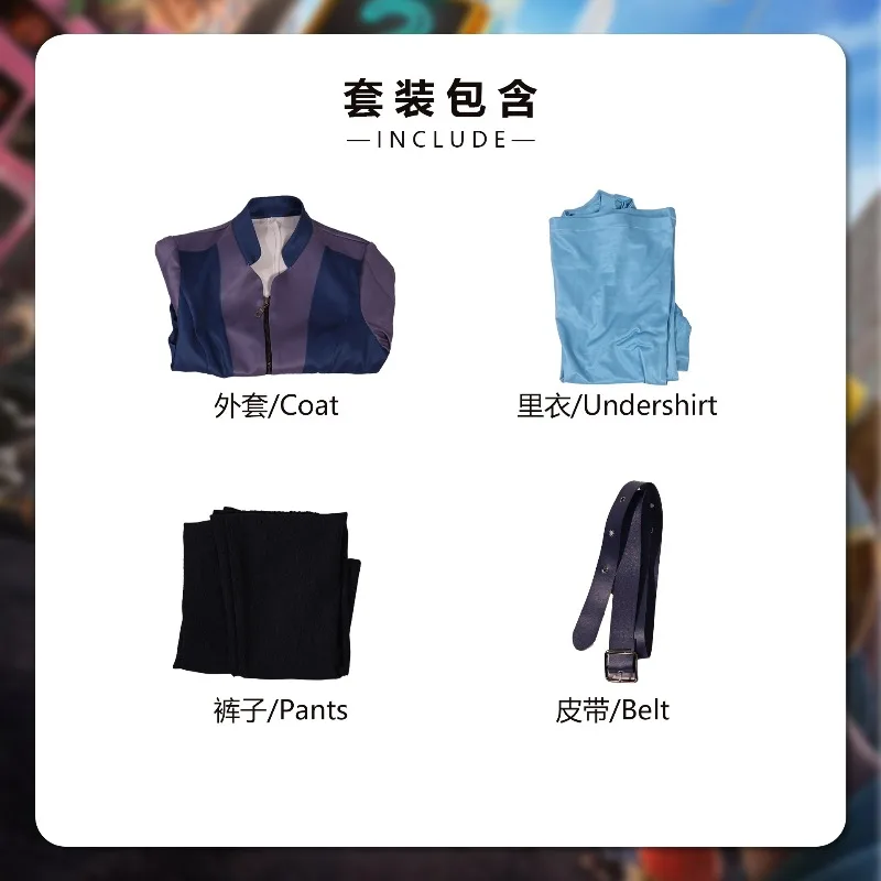 أزياء أنيمي جودي نيك التأثيرية ضابط أرنب الثعلب الحيوانات كوس مجموعة كاملة من ملابس لعب الأدوار للنساء والرجال حفلة موضوعية #6