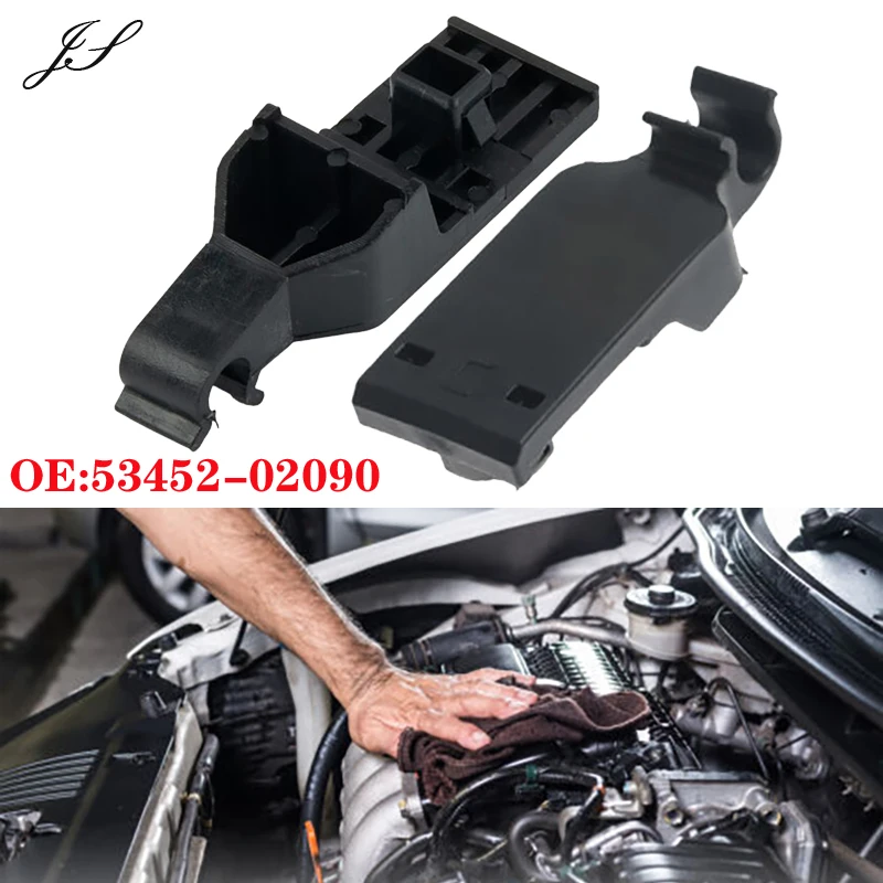 

1pcs Car Hood Support Prop Rod Clamp Clip Black Holder Retainer 53452-02090 For Toyota Corolla 4-Door For Altis ZRE171 2014-2018
