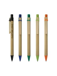 Wooden Clip Eco Paper Ball Pen,Black Ink Ballpoint Green Concept Environmental Friendly,Customized Promotion Gift,Personalized