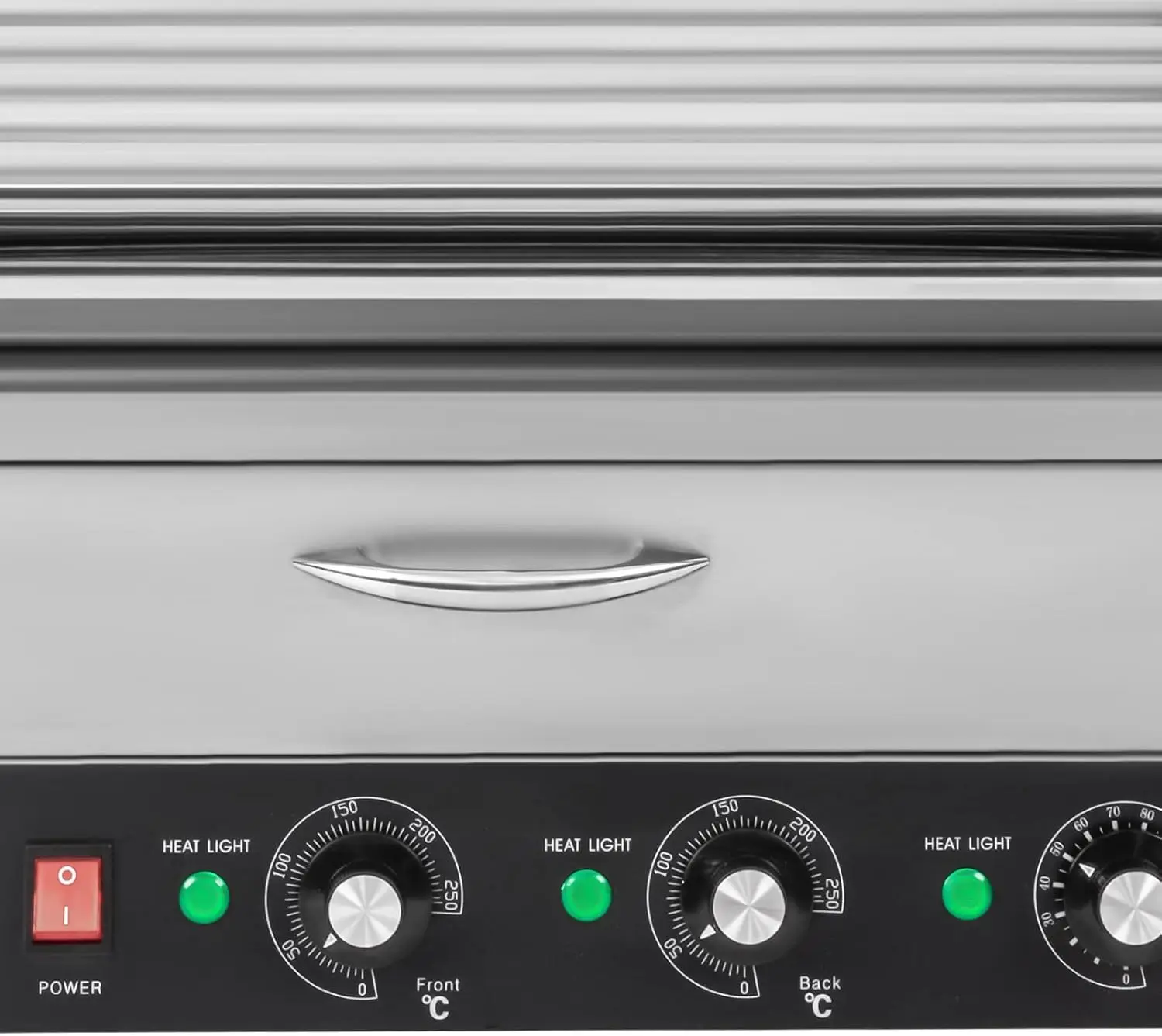 HHD11AS التجارية السجق شواء طباخ الفولاذ المقاوم للصدأ آلة شواء الكهربائية الفرنسية هوت دوج الأسطوانة مع كعكة دفئا