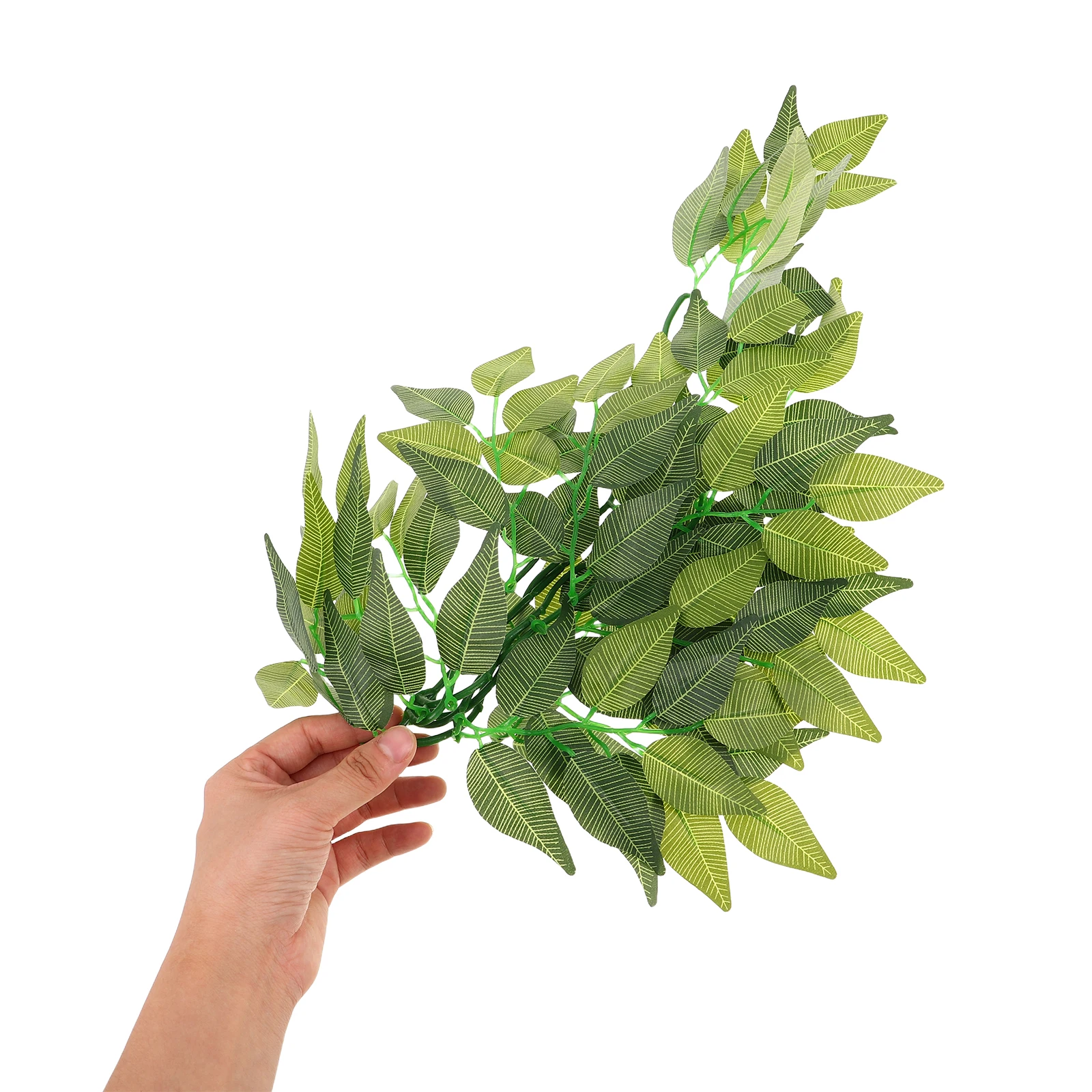 

Artificial Rattan Gecko Tank Decor Fake Plant Terrarium for Reptile Plants Abs Pets