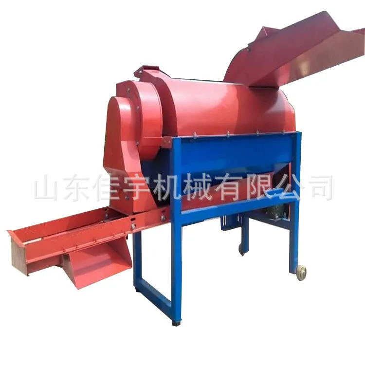 Green wheat kernel diesel powered granulator Household sorghum multi-function mobile convenient threshing machine