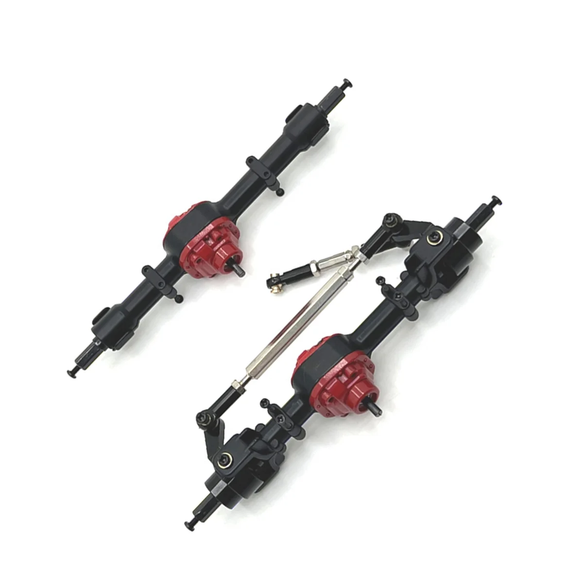 

New Front and Rear Axle Assy for MNMODEL 1/12 MN82 LC79 MN78 Remote Control Car Parts Metal Upgrade Black