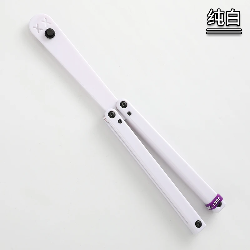 Practice Balisong Training Folding Flail Knife‌ ABS Handle Outdoor Trainer Tanto Pocket No Sharp EDC Tools - view 4