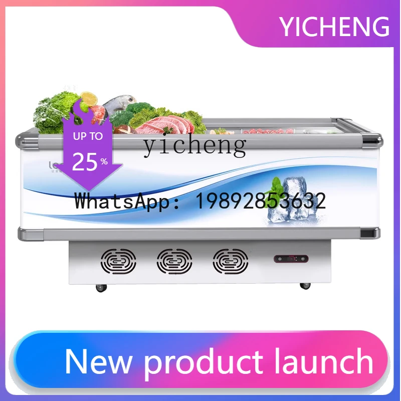 

Морозильный ларь ZSG горизонтальный, коммерческий, большой емкости, для супермаркетов, витрина для продуктов