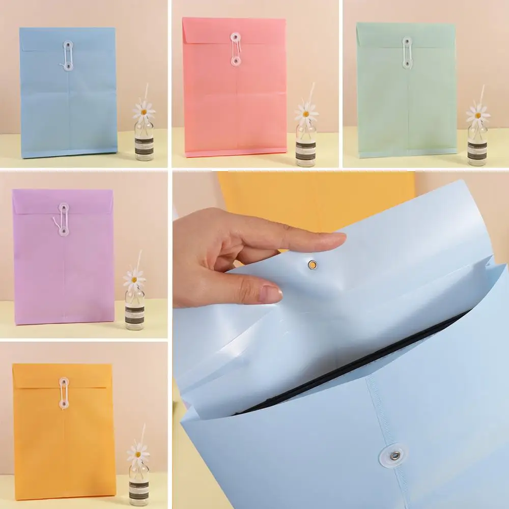 Document Organiser A4 PP File Folder Large Envelopes Archive Folder A4 File Organizer Paper Organizer Large Capacity Storage Bag