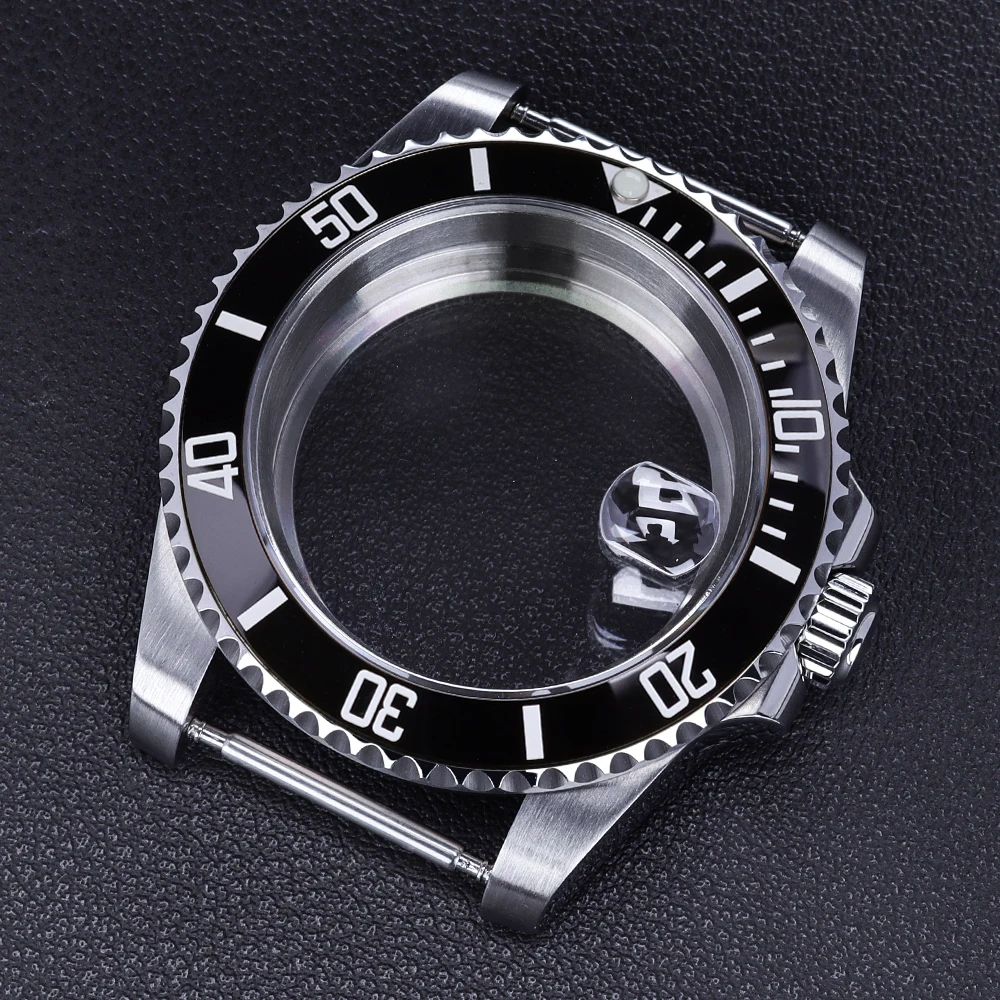 40mm 20ATM Diver NH35 Case Sapphire Glass for Yacht-master NH35 NH36 NH34 NH38 Miyota 8215 Eta 2824 Movement SUB GMT Watch Case