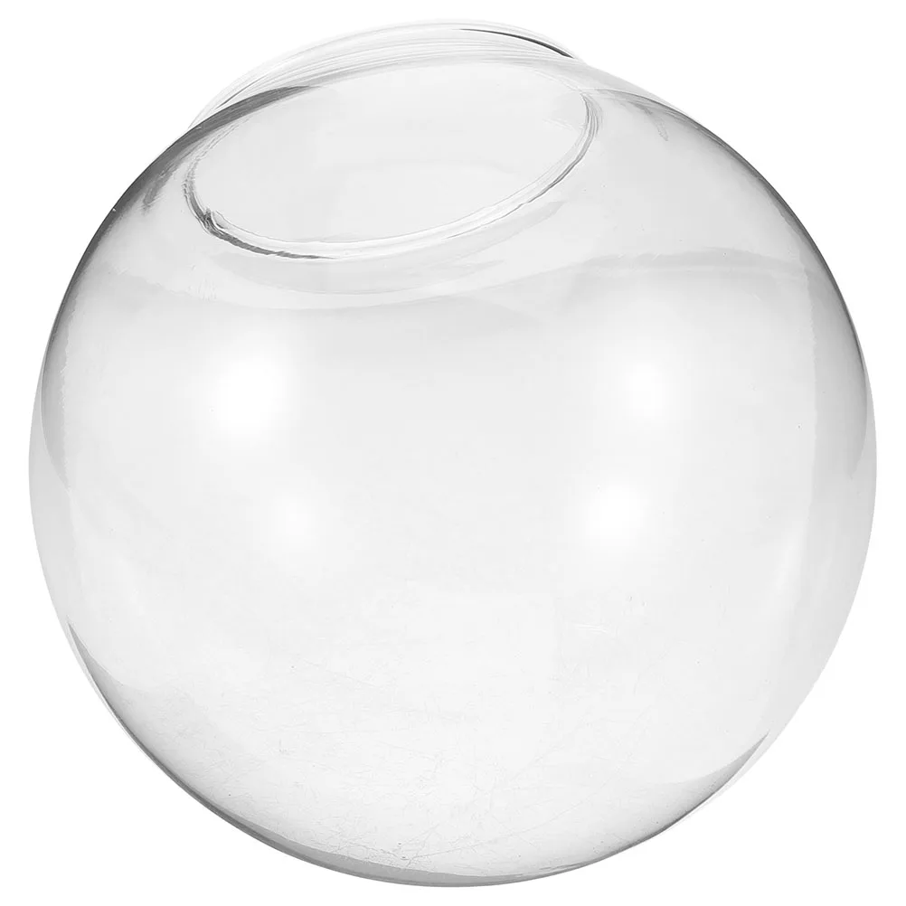 عاكس الضوء الزجاجي Globe LED Light Fixture استبدال ظلال قلادة شفافة واضحة السفر