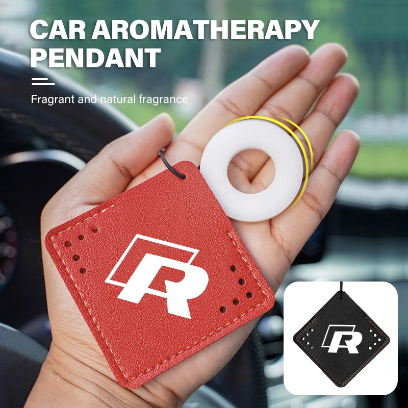 

Emblems Aromatherapy Tablets Car Pendant Rearview Mirror Perfume For Volkswagen VW Tiguan CC Jetta Polo Golf 4 5 6 Passat B5 B6