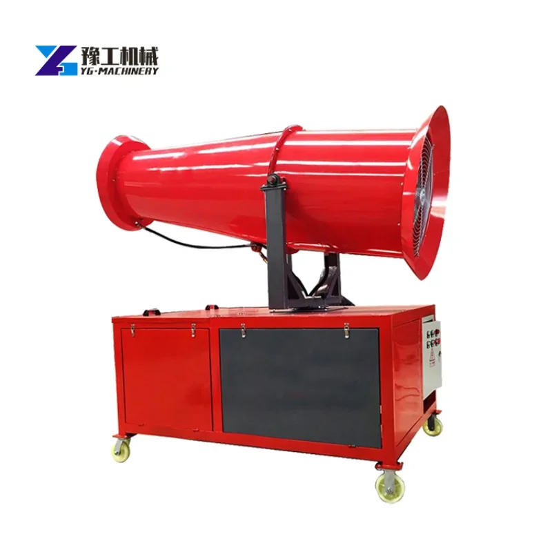 YG Fog Cannon Spraying Machine Mobile Dust Suppression Removal Nozzle Ring Fog Cannon Agriculture Water Sprayer Equipment Sale