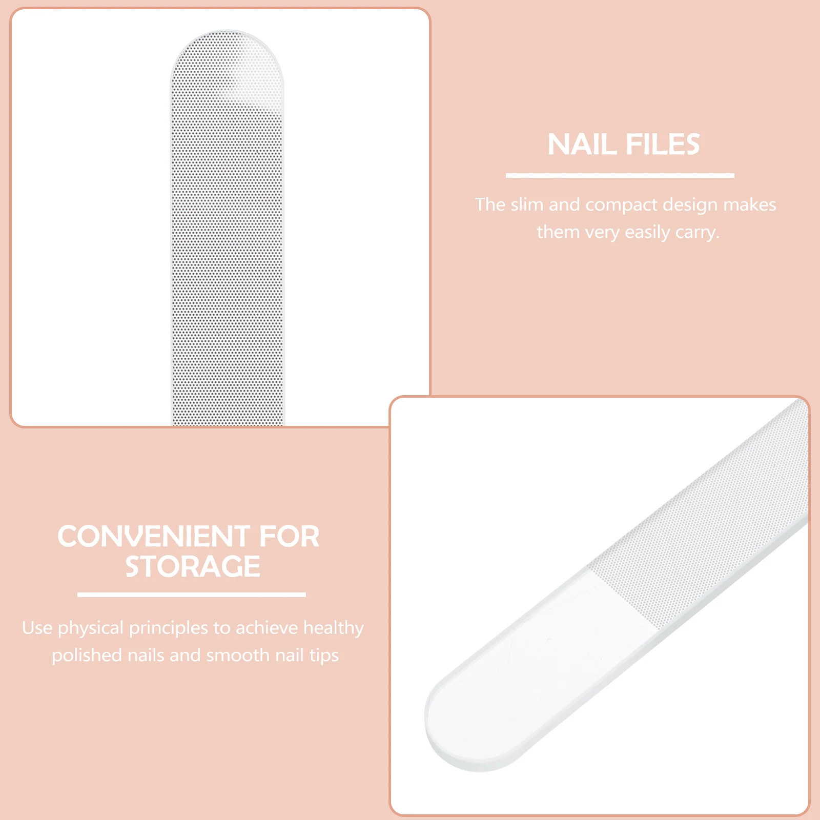 

4 Sets Nail File Manicure Files Bulk Buffing Buffers Nano Glass Tools for