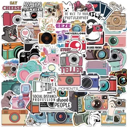 10/30/50PCS Cartoon Photographer Camera Stickers Funny PVC Decals Toy Gift DIY Suitcase Laptop Phone Notebook Sticker