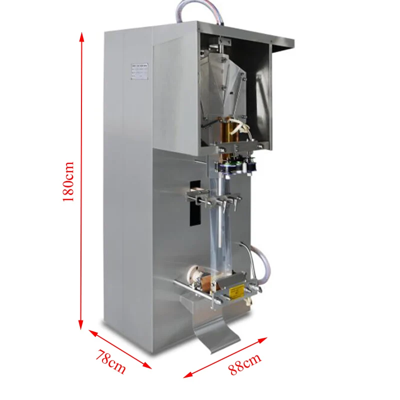 Máquina automática de embalagem de líquidos, molho de soja, vinagre, bolsa de suco, selador de pacotes, óleo, sopa, máquina automática de embalagem de líquidos