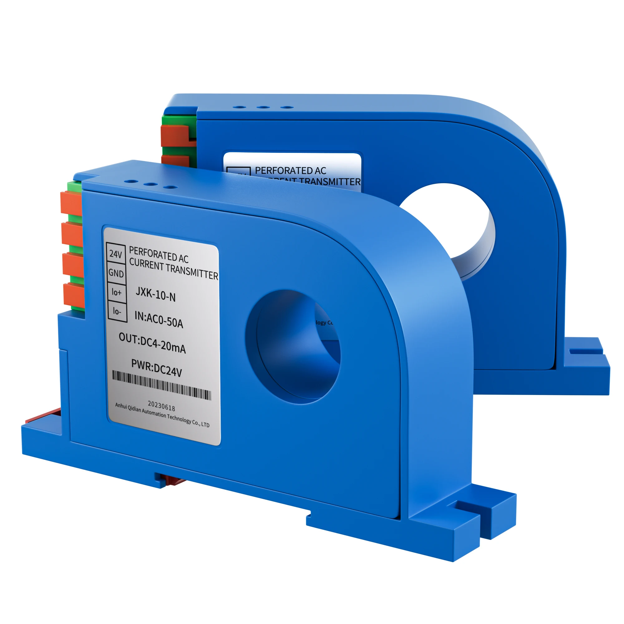 Imagem -05 - Transmissor de Corrente ca 420ma Transdutor dc Relé Rs485 010v 05v 0-100a 0-200a Sensor de Corrente Dc24v Hall