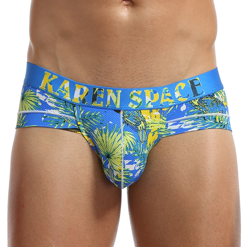 

Молодежное нижнее белье из ледяного шелка с U-образной выпуклой сумкой, дышащие молодежные тонкие трусы с низкой талией для молодых мужчин