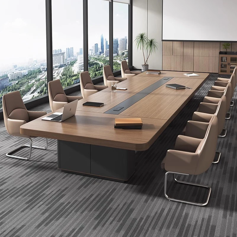Modern Modern Simple Rectangular Wooden Conference Table With Electrical Outlet For School Conference Reception And Training - Aliexpress Deal
