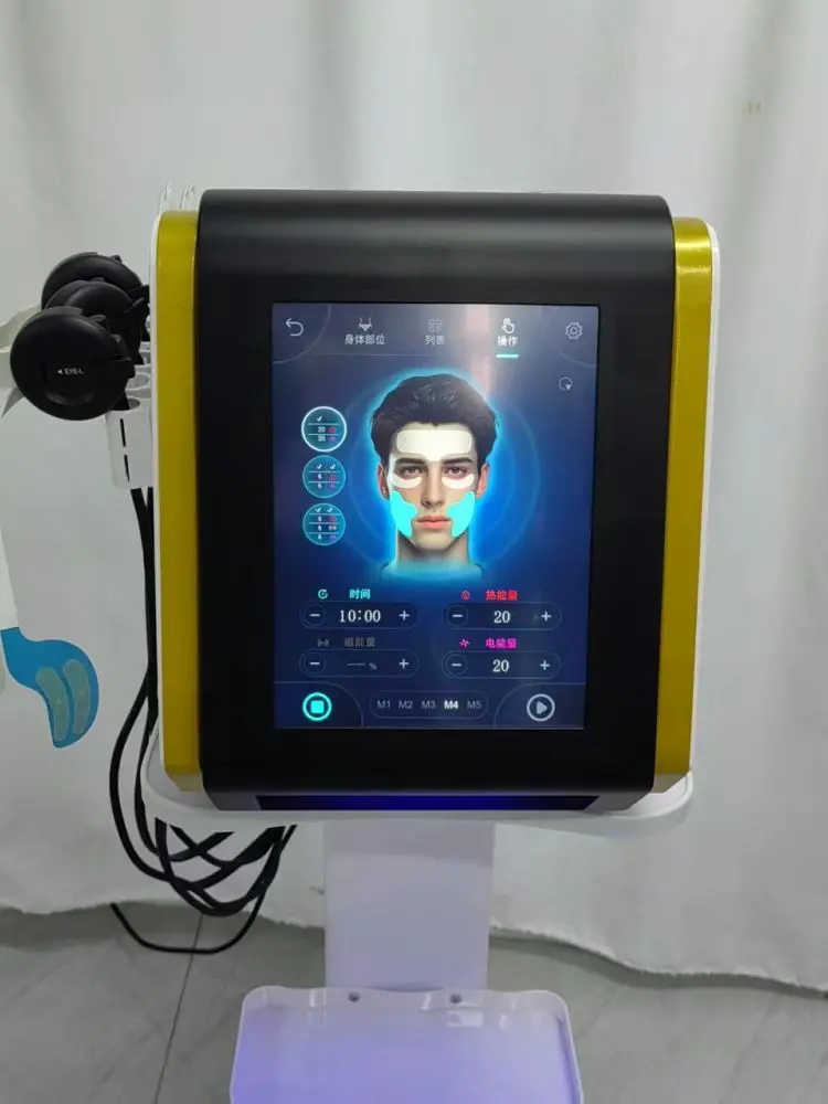 2025 EMS RF フェイスリフティングマシンアンチエイジング顔の筋肉刺激装置スキンリフト引き締めマシン顔の筋肉美容機器