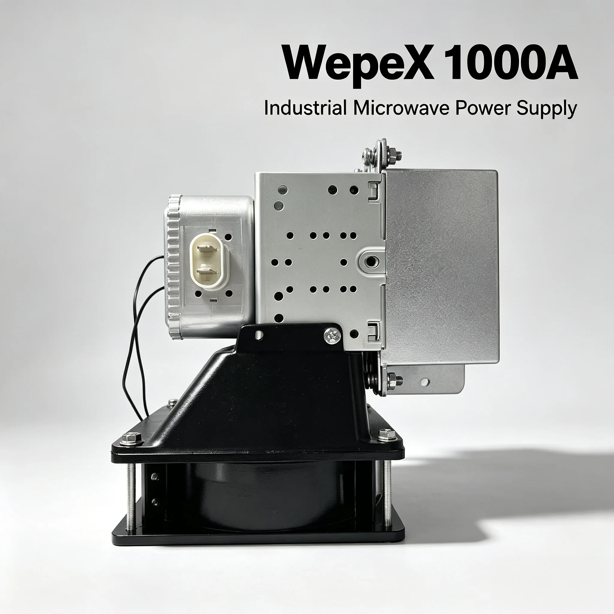 WepeX1000A Air Cooled Variable Frequency Microwave Power Supply Kit with Magnetron Waveguide Fan Temperature Control
