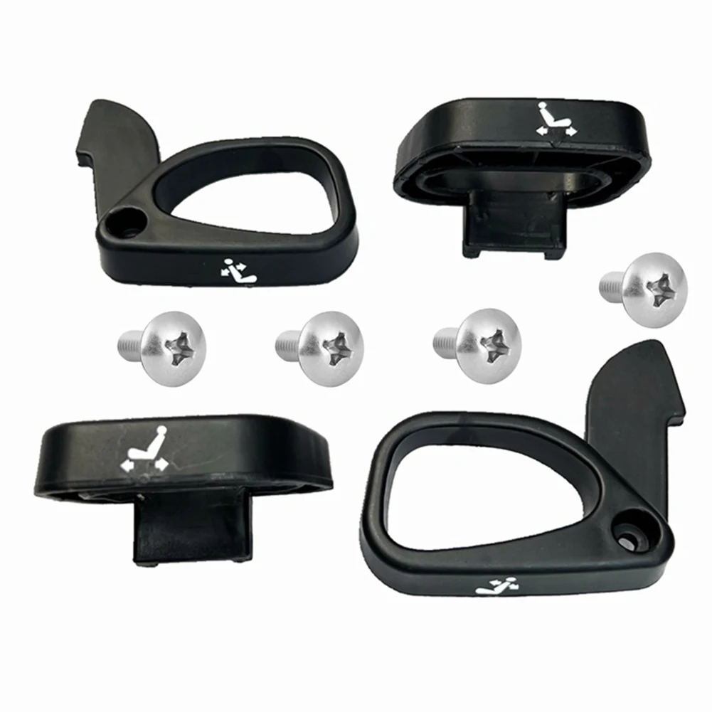Car Handle Replacement Seat Recliner Handle for Easy Installation Kit Plastic Material 4 Piece Set Adjuster Handle Parts