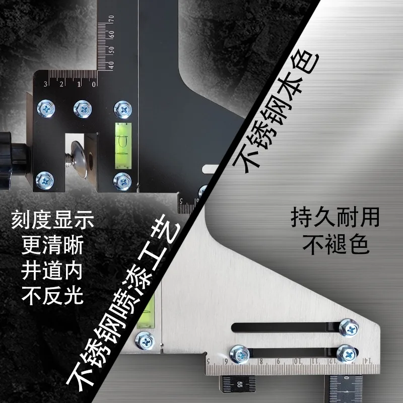 Elevator calibration ruler guide rail Calibration ruler guide rail installation Stainless steel strong magnetic integrated sin