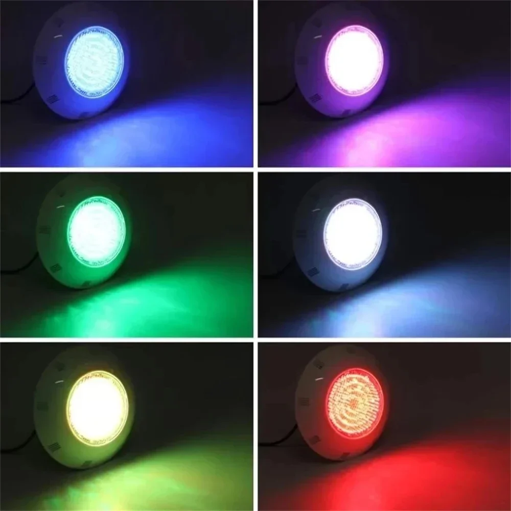 Led Rgb Onderwater Spotlight Met Afstandsbediening Ip68 Dc 12V 12W 18W 24W 35W 45W Waterdicht Voor Buitentuin Vijver Zwembad