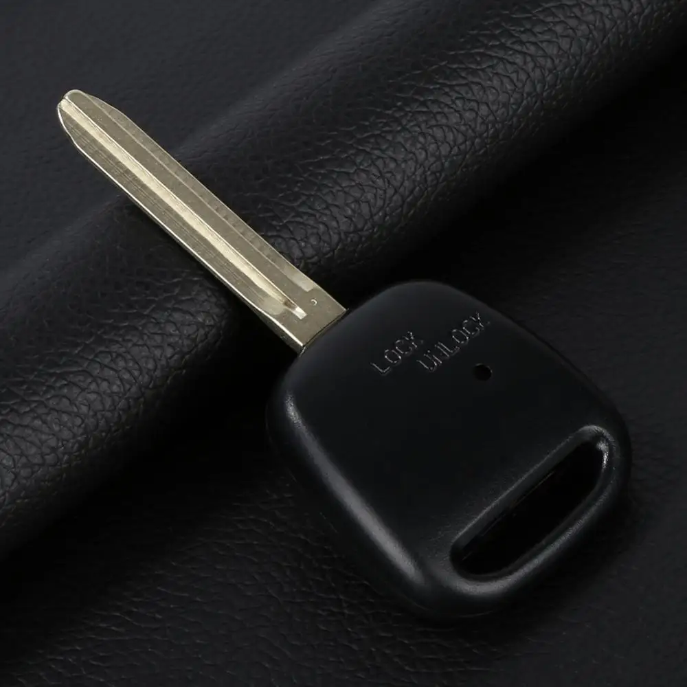 Uncut 43 Remote Key Shell Case Side 1 Button For TOYOTA With Logo Motorcycle Car Accessories Car Lock System