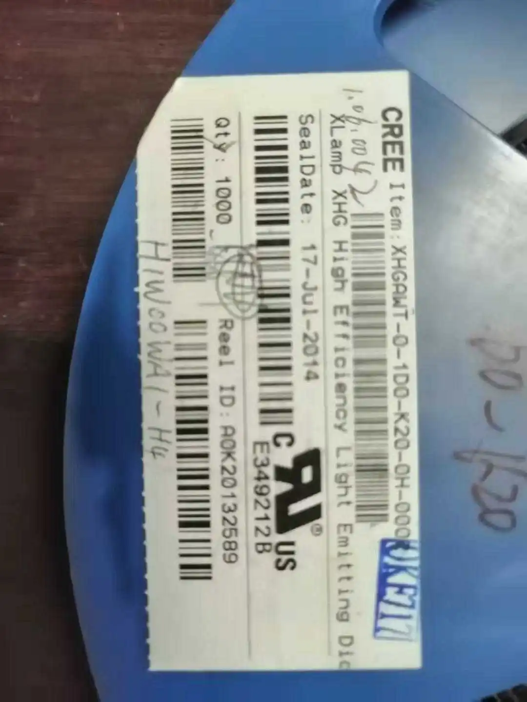 20Pcs/XHGAWT-0-1D0-K20-0H-0002 3030 white light 1W strong light flashlight LED