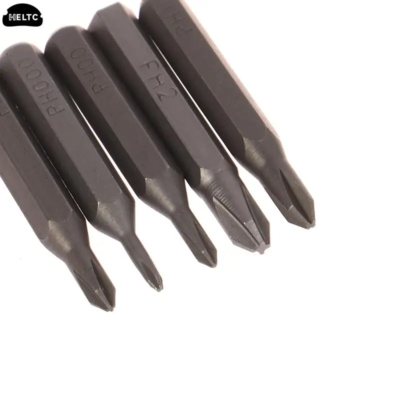 5Pcs H4×28mm Cross Screwdriver Bits Steel PH0000 PH000 PH00 PH0 PH1 PH2 4mm Hex Shank Professional Screwdrivers Set Tools