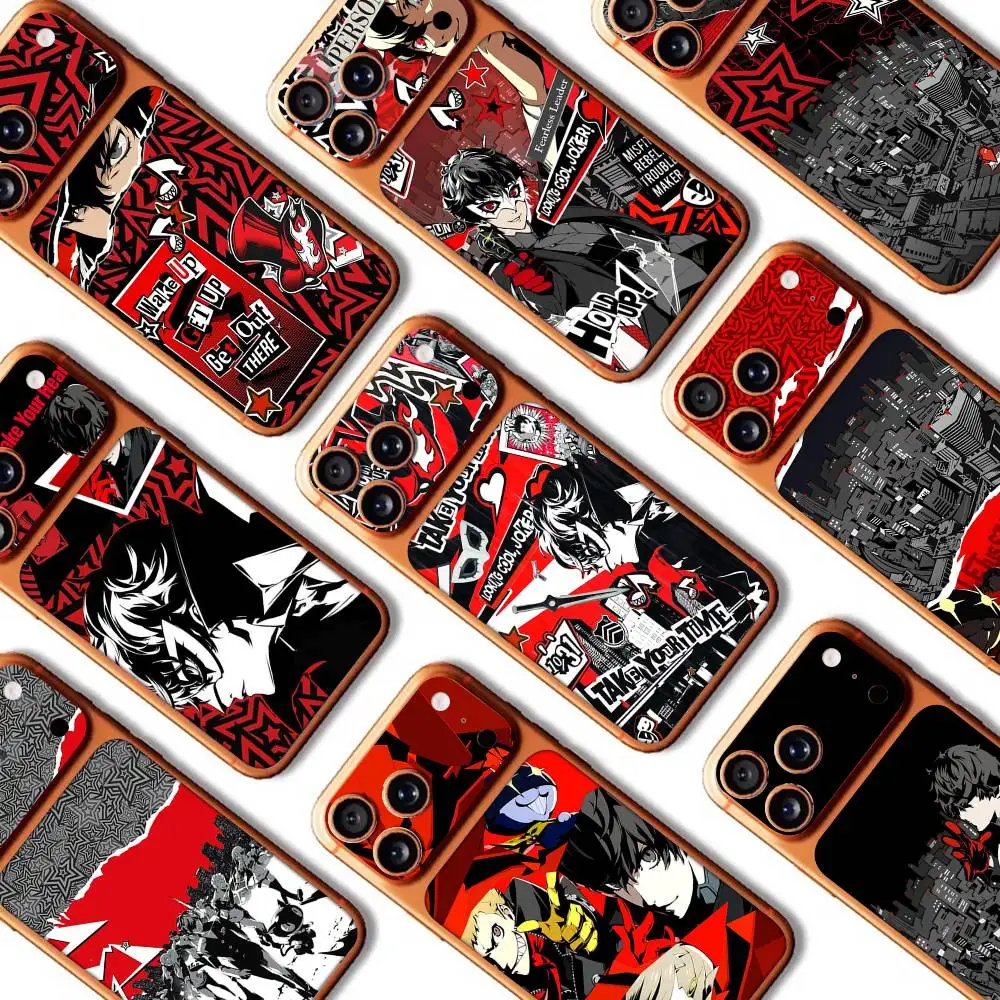 

Persona 5 Modern Style Back Decal Sticker Protective Wrap Skin for iPhone 17 Pro 17 Pro Max