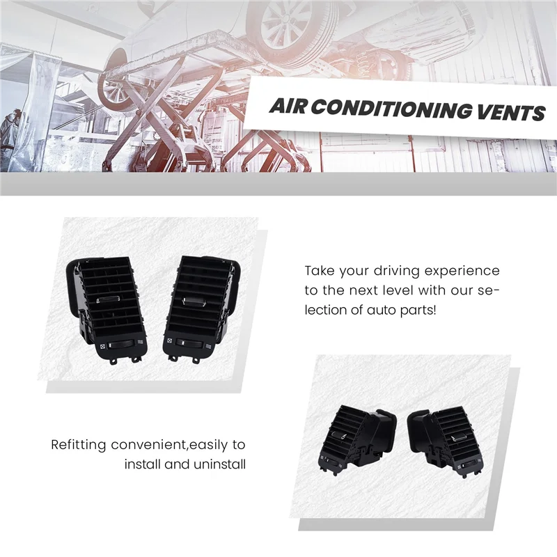 A45F-مخرج مكيف هواء السيارة فتحات تكييف الهواء لتويوتا لاند كروزر برادو 120 2003-2009