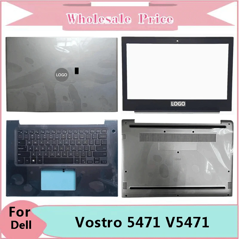 laptop lcd tampa traseira para dell notebook moldura frontal superior palmrest base inferior case teclado hing vostro 5471 v5471 novo original 01